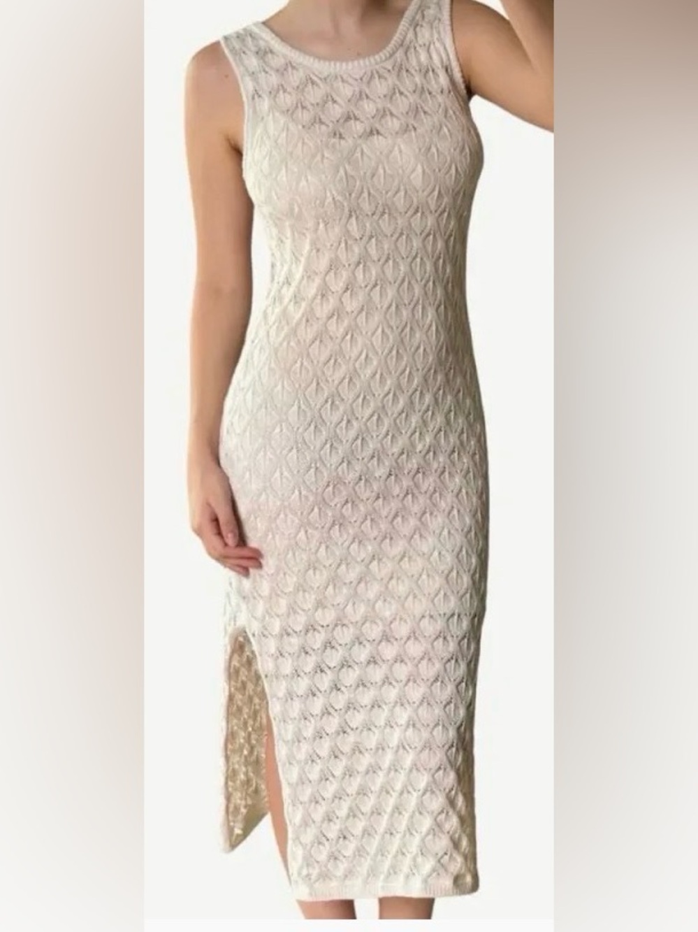 Olive + oak tan crouch dress